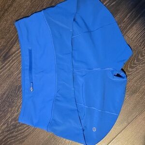 Lululemon Athletica Blue Athletic Shorts Speed up High rise 2.5" length